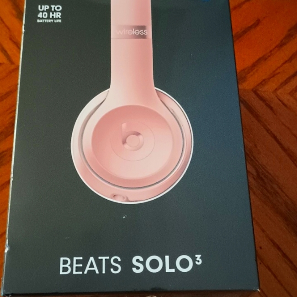 Beat Solo 3 Wireless Pink Headphones